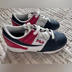 Fila Kids' Sneakers in Navy, Pink, and White